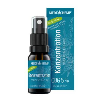 Medihemp Bio Konzentration – spray de gură cu CBG (5%)